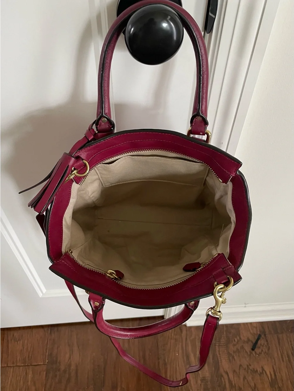 COACH Mini Tanner Leather Bag